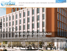Tablet Screenshot of erica.fr